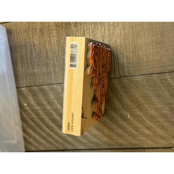 Penny Black Party Animals! 2007 wood block rubber stamp - Picture 4 of 8